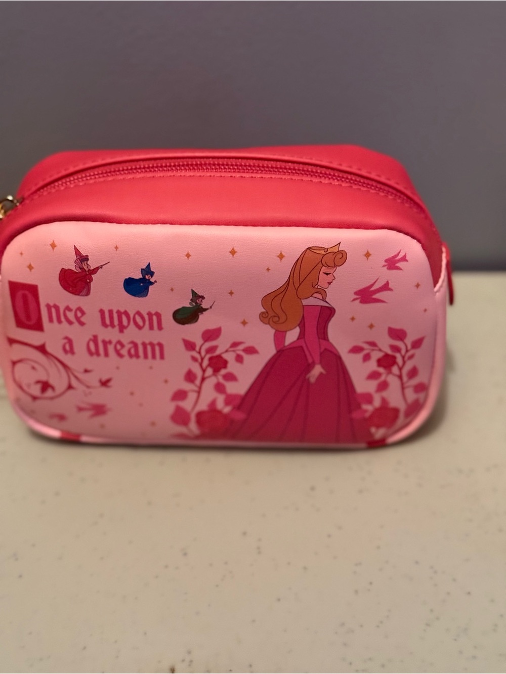 Loungefly Pink Disney 'Once Upon a Dream' Cosmetic Pouch